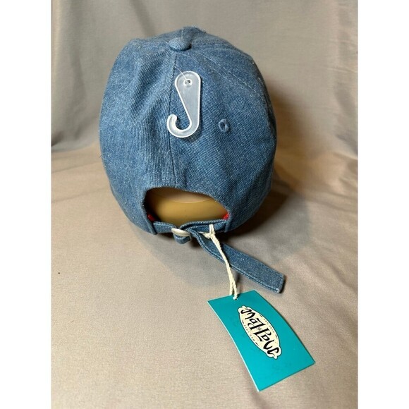 Mad Love Adjustable Distressed American Flag Baseball Cap / Hat - Picture 3 of 5